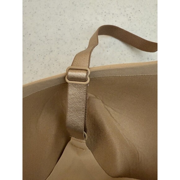 Large NEW True & Co True Body Triangle Convertible Strap Bra, Beige 36C/D 38A/B - Picture 7 of 10